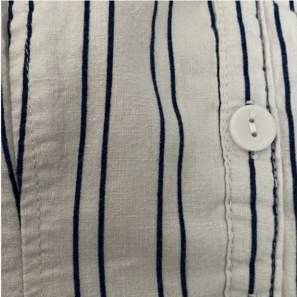 Urban Outfitters Kimchi Blue Lilyanna Linen Button Down Dress Small Size - 0 - Picture 6 of 6